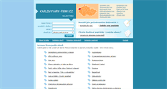 Desktop Screenshot of karlovyvary-firmy.cz