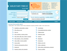 Tablet Screenshot of karlovyvary-firmy.cz